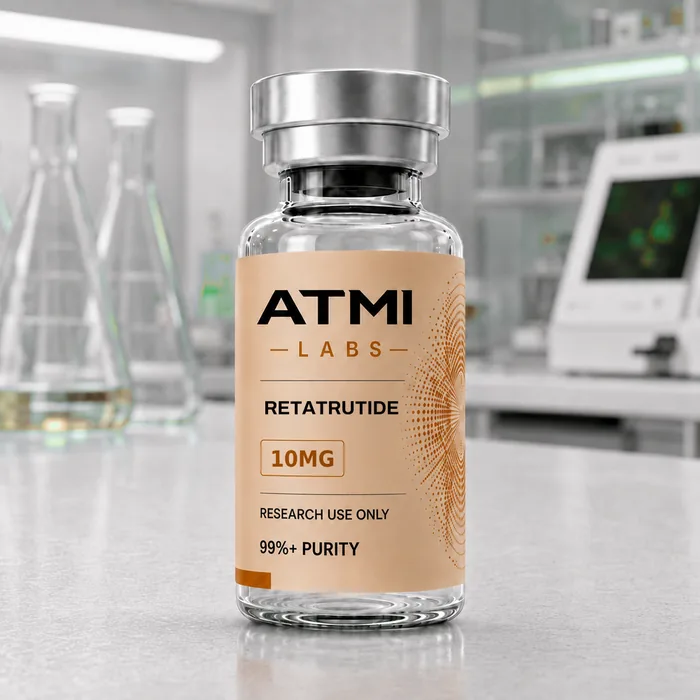 ATMI Labs Retatrutide 10 mg research vial